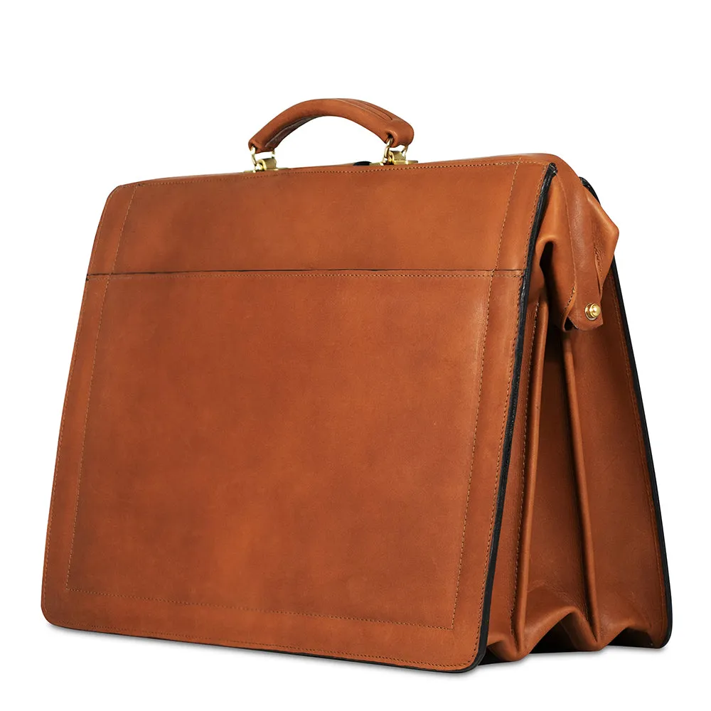 Belting Leather Classic Combination Lock Briefbag #9005