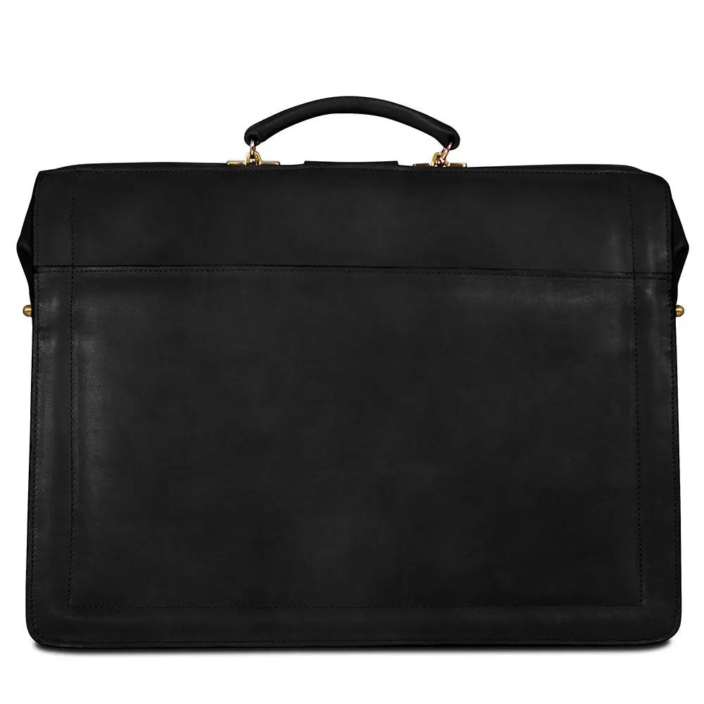 Belting Leather Classic Combination Lock Briefbag #9005