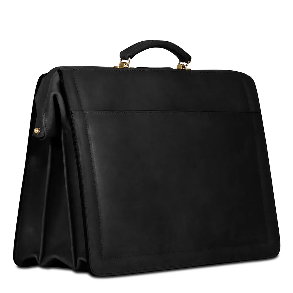 Belting Leather Classic Combination Lock Briefbag #9005