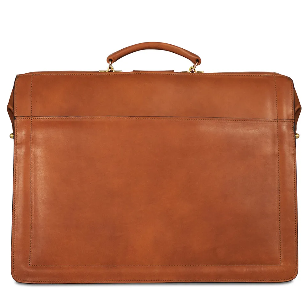 Belting Leather Classic Combination Lock Briefbag #9005