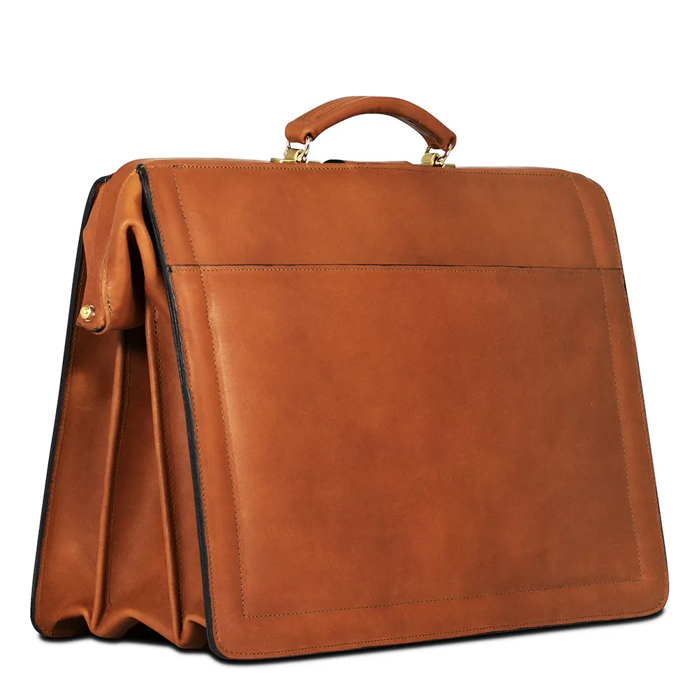 Belting Leather Classic Combination Lock Briefbag #9005
