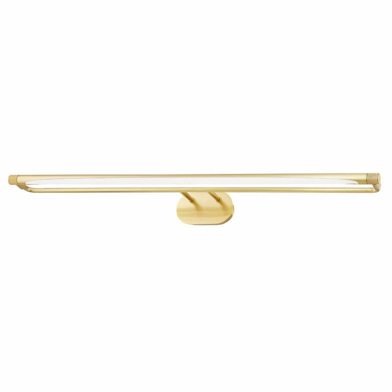 Berkshire LED Picture Light Aged Brass Wall Lights for patio sale
