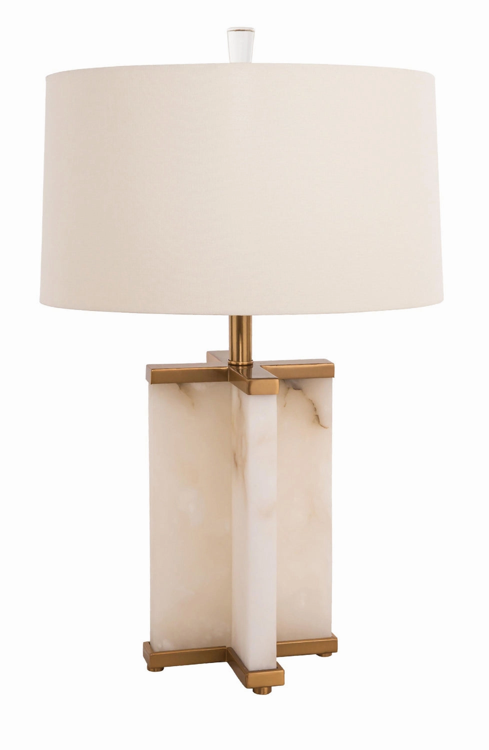Bethel International MTL05PQ-GD Modern  Lamp Gold & White Sale on Modern Lamps