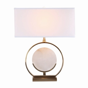 Bethel International MTL14PQ-GD Modern  Lamp White & Gold Sale on Modern Lamps