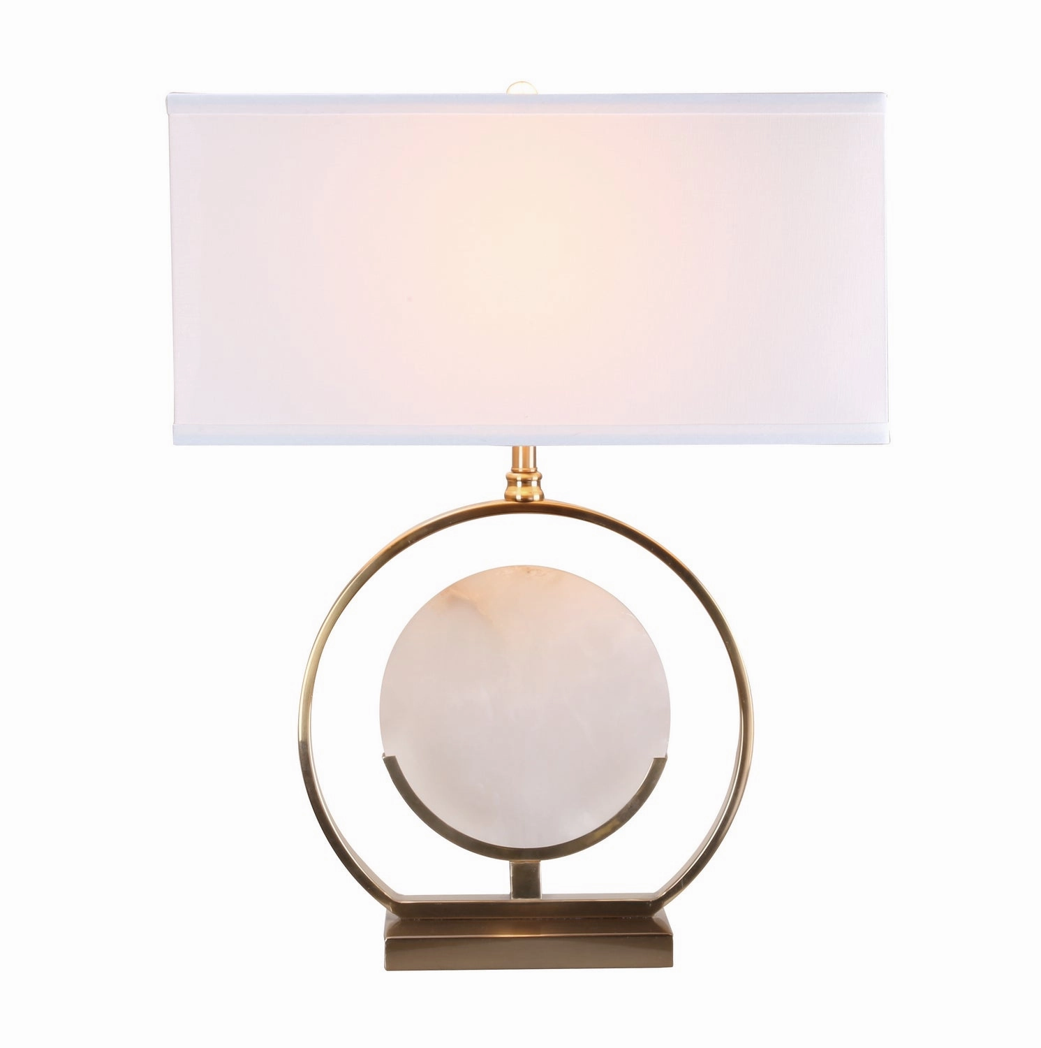 Bethel International MTL14PQ-GD Modern  Lamp White & Gold Sale on Modern Lamps