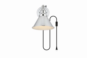 Blaise One Light Wall Sconce Chrome Best Wall Lights online store