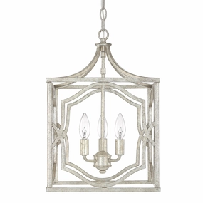 Blakely Three Light Foyer Antique Silver Ceiling Lights Lighting free shipping