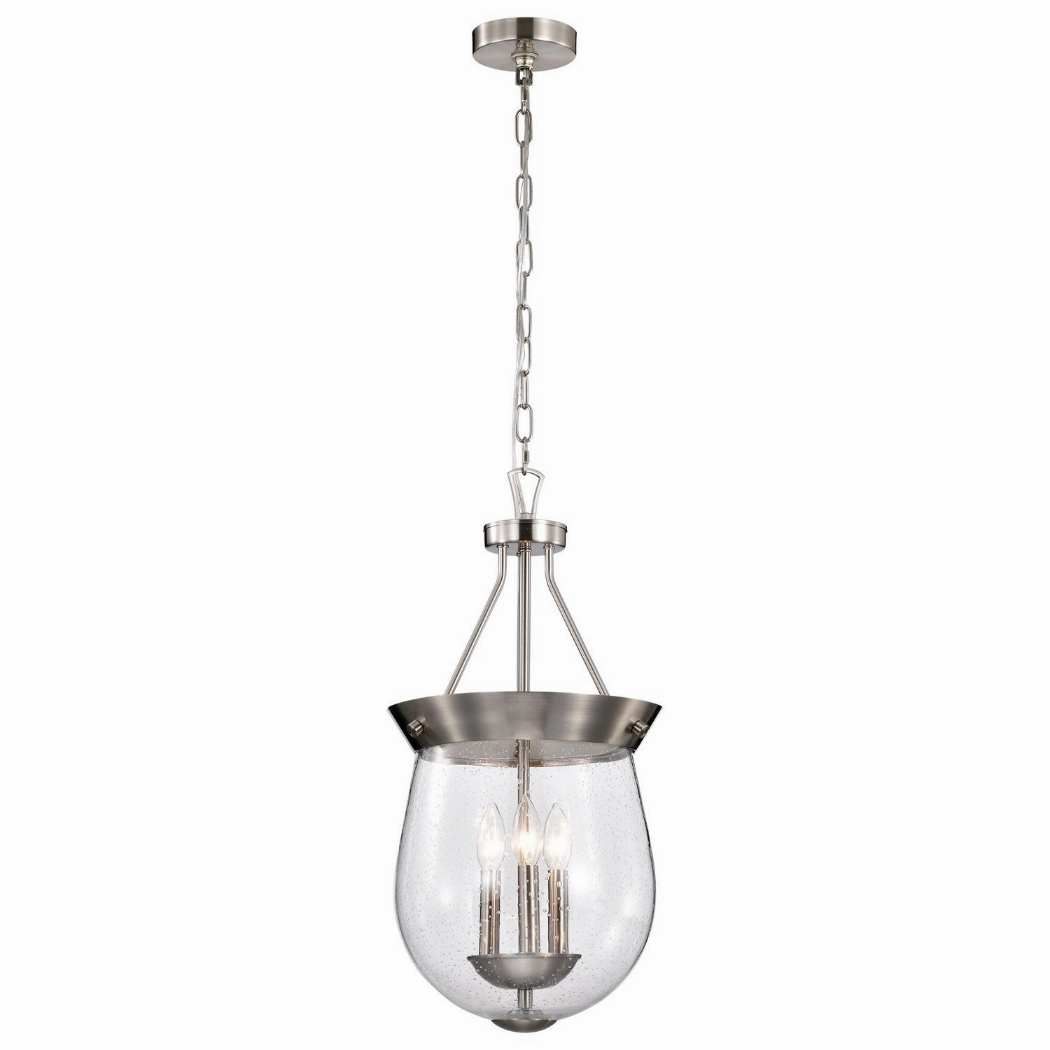 Boliver Three Light Pendant Brushed Nickel Energy-saving Ceiling Lights store