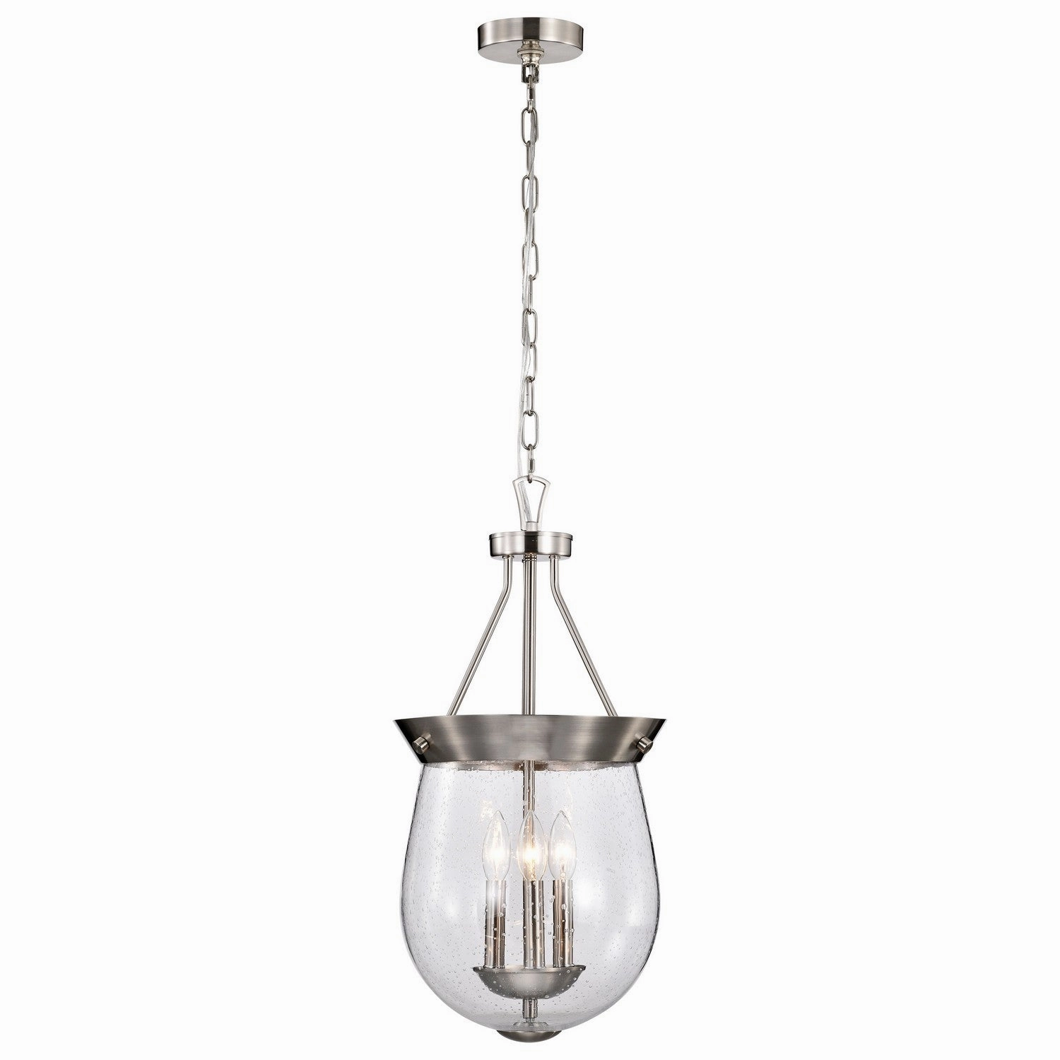 Boliver Three Light Pendant Brushed Nickel Energy-saving Ceiling Lights store
