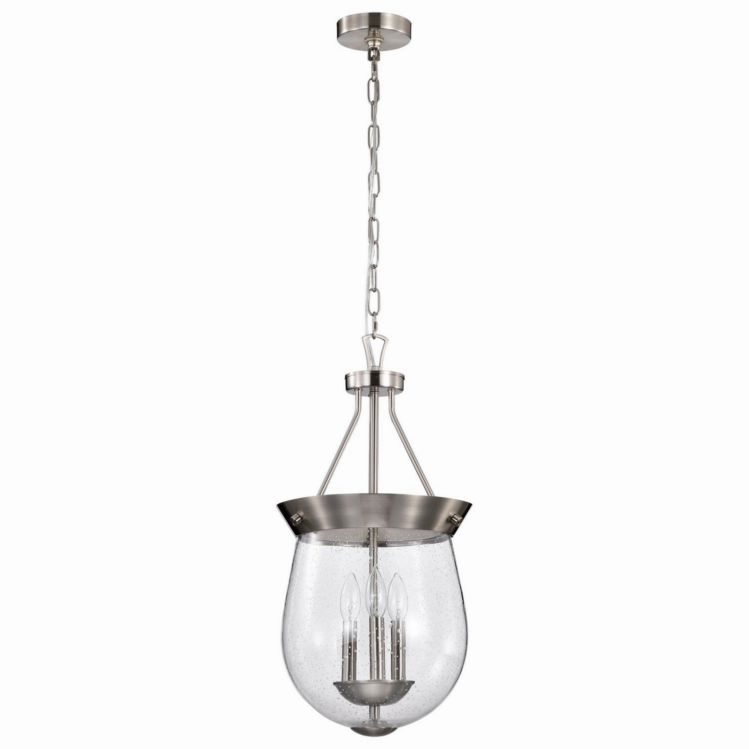 Boliver Three Light Pendant Brushed Nickel Ceiling Lights Lighting best price