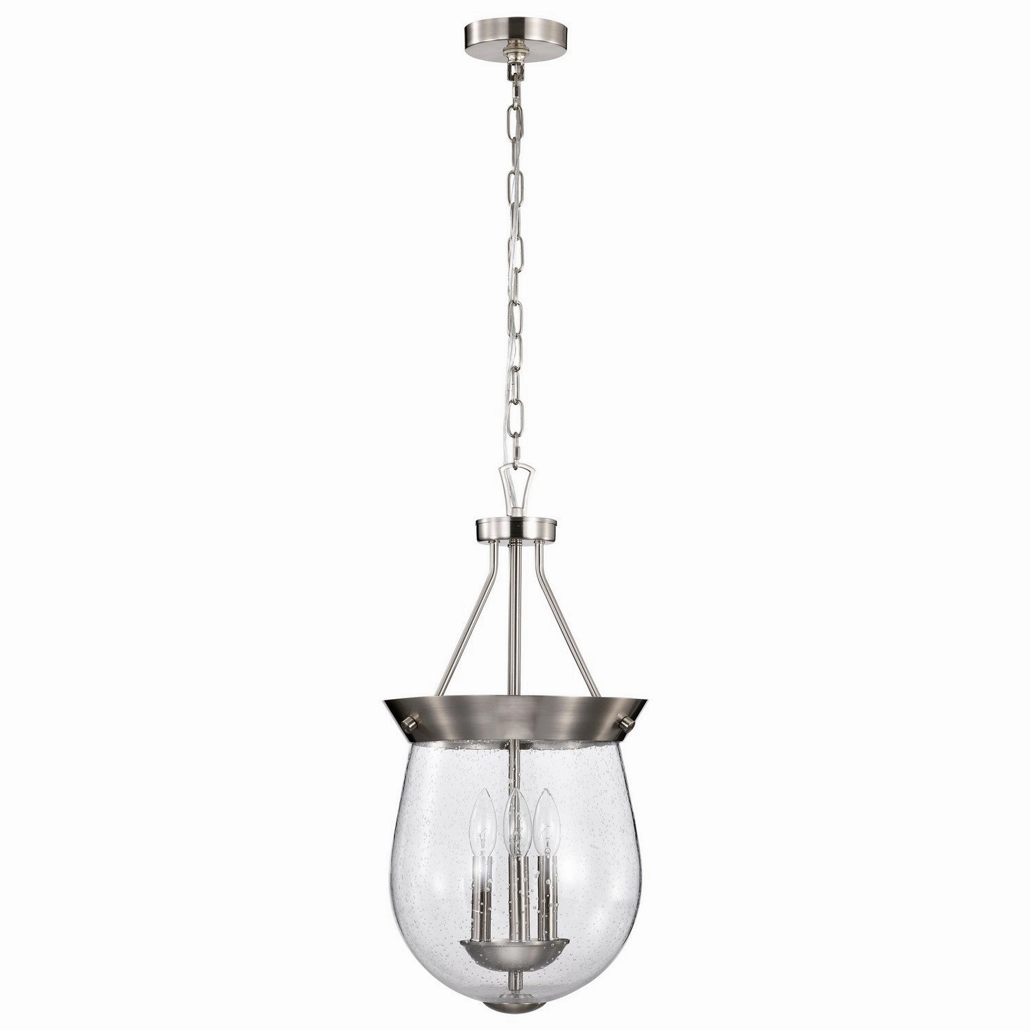 Boliver Three Light Pendant Brushed Nickel Energy-saving Ceiling Lights store