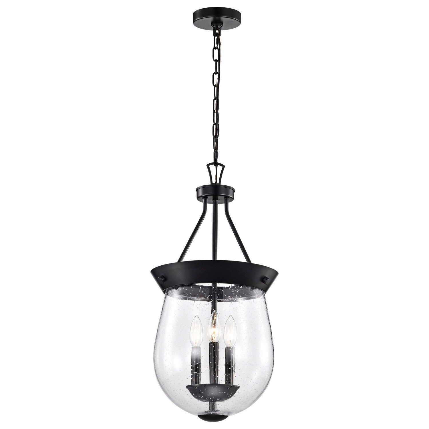 Boliver Three Light Pendant Matte Black Energy-saving Ceiling Lights store