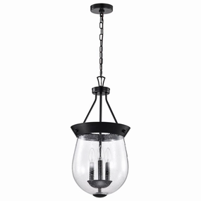 Boliver Three Light Pendant Matte Black Ceiling Lights Lighting best price
