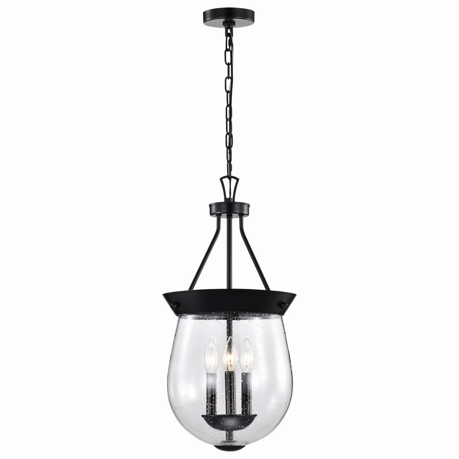Boliver Three Light Pendant Matte Black Energy-saving Ceiling Lights store