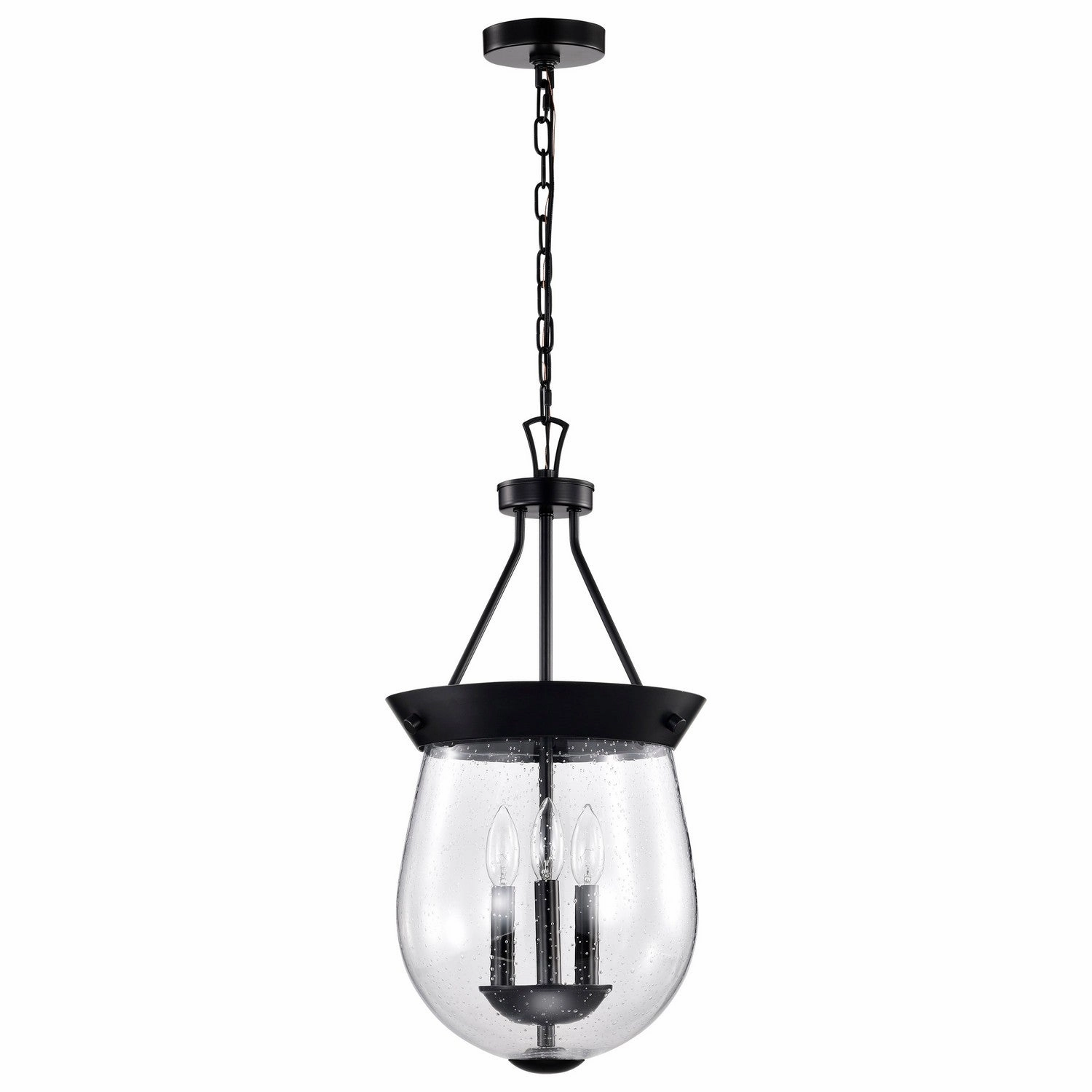 Boliver Three Light Pendant Matte Black Energy-saving Ceiling Lights store