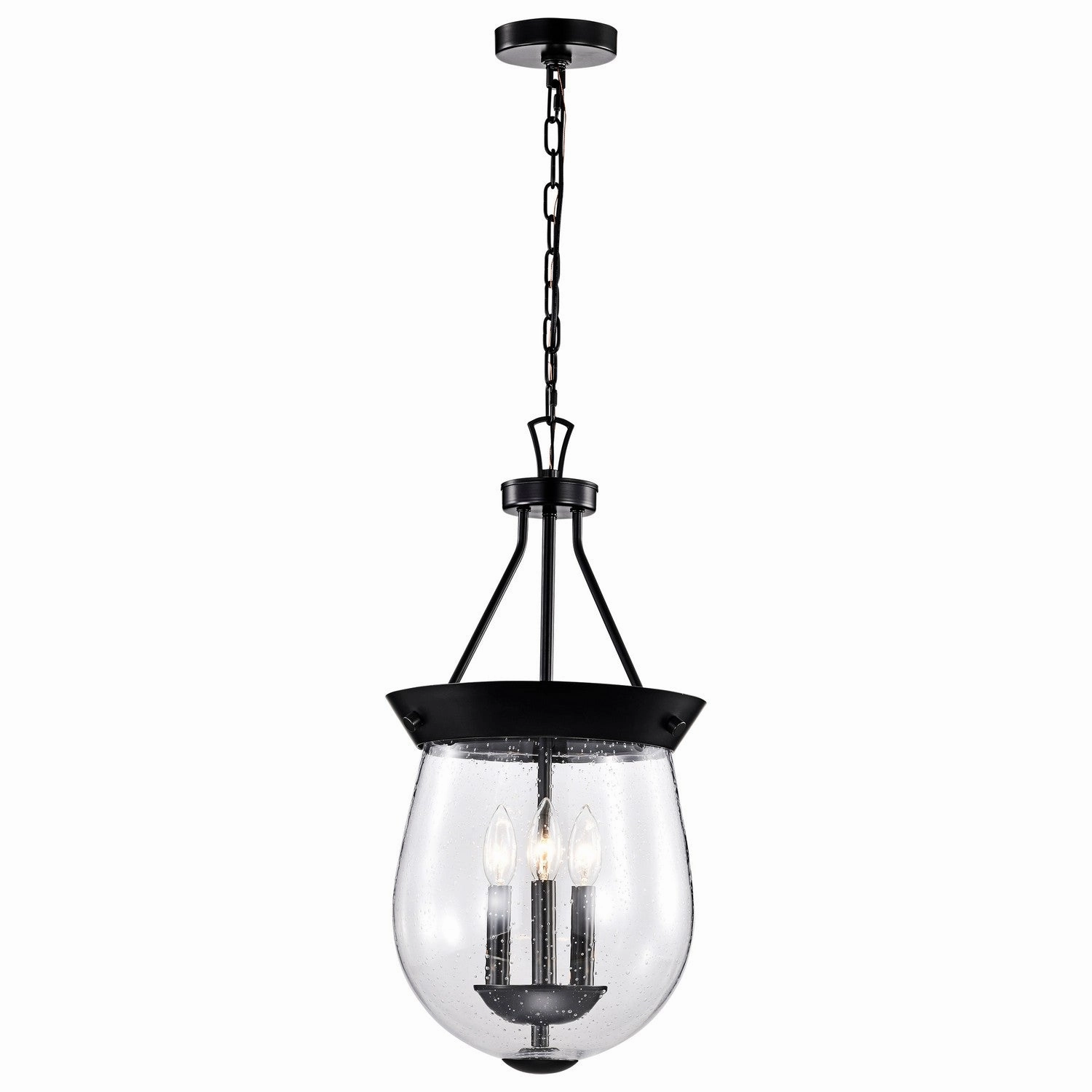 Boliver Three Light Pendant Matte Black Energy-saving Ceiling Lights store