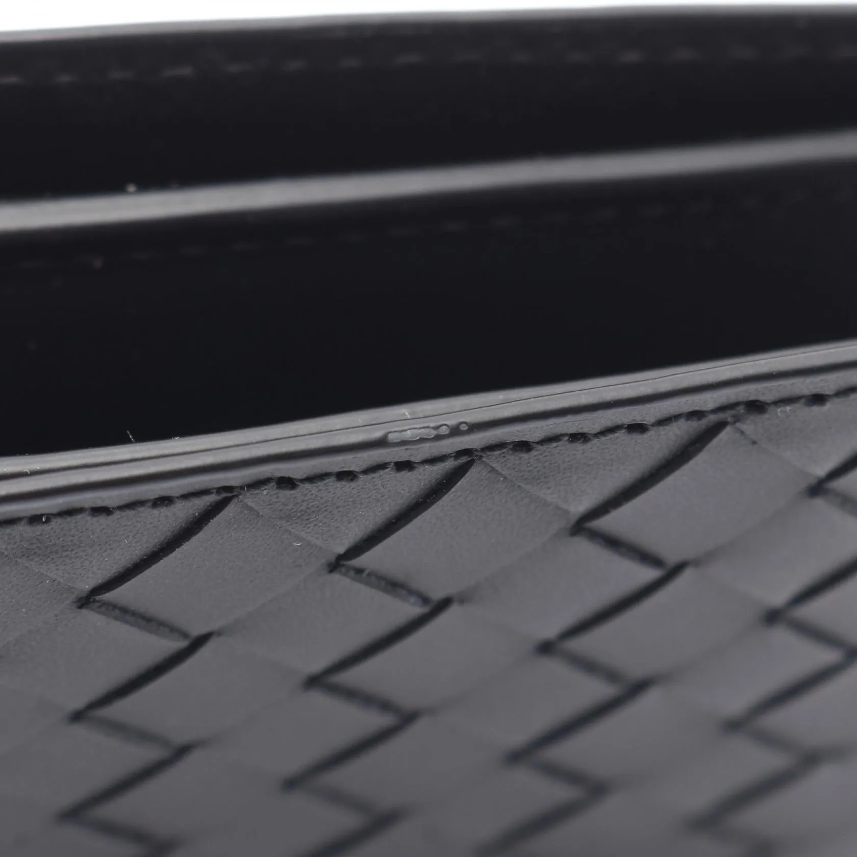 Bottega Veneta Intrecciato Leather Bifold Wallet Black