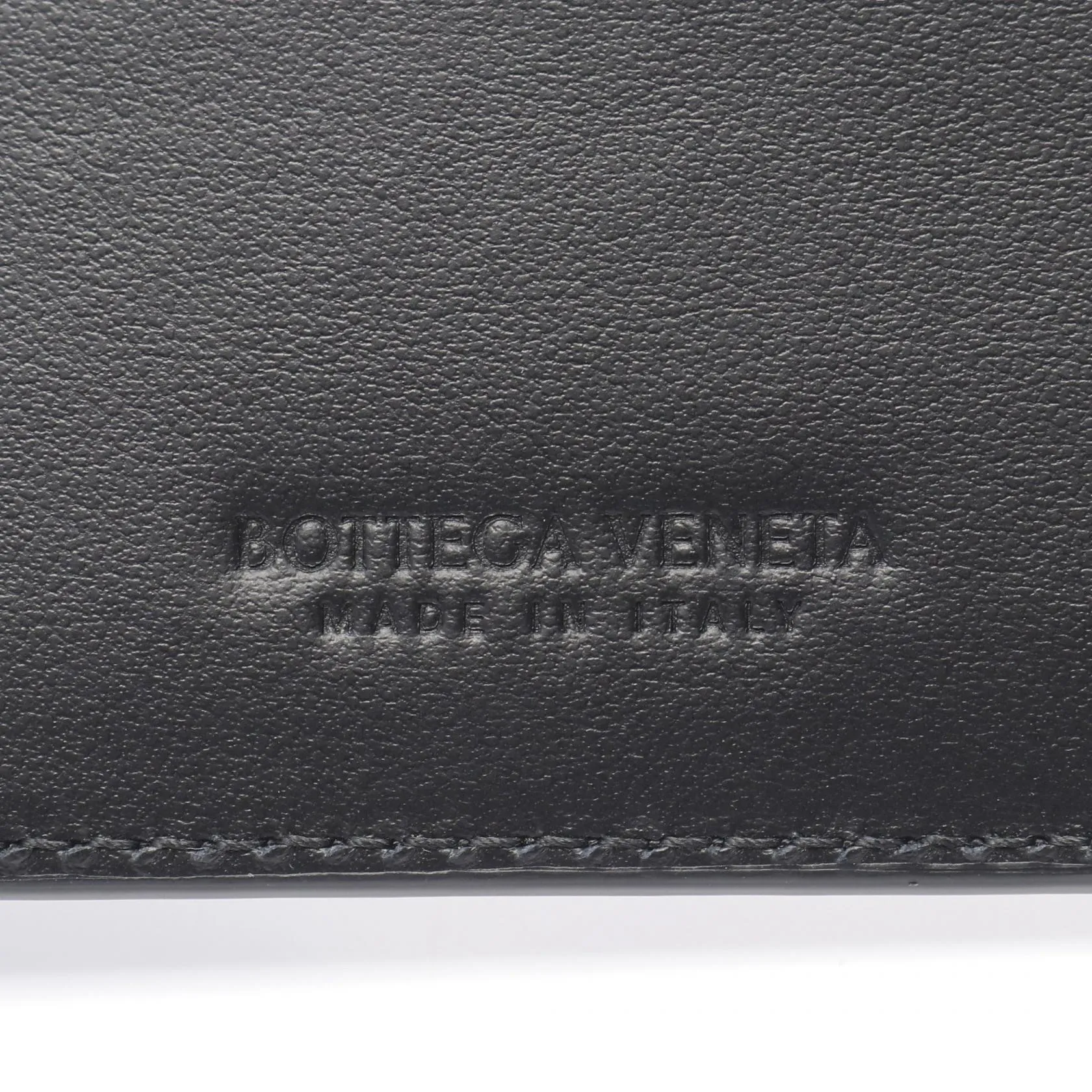 Bottega Veneta Intrecciato Leather Bifold Wallet Black
