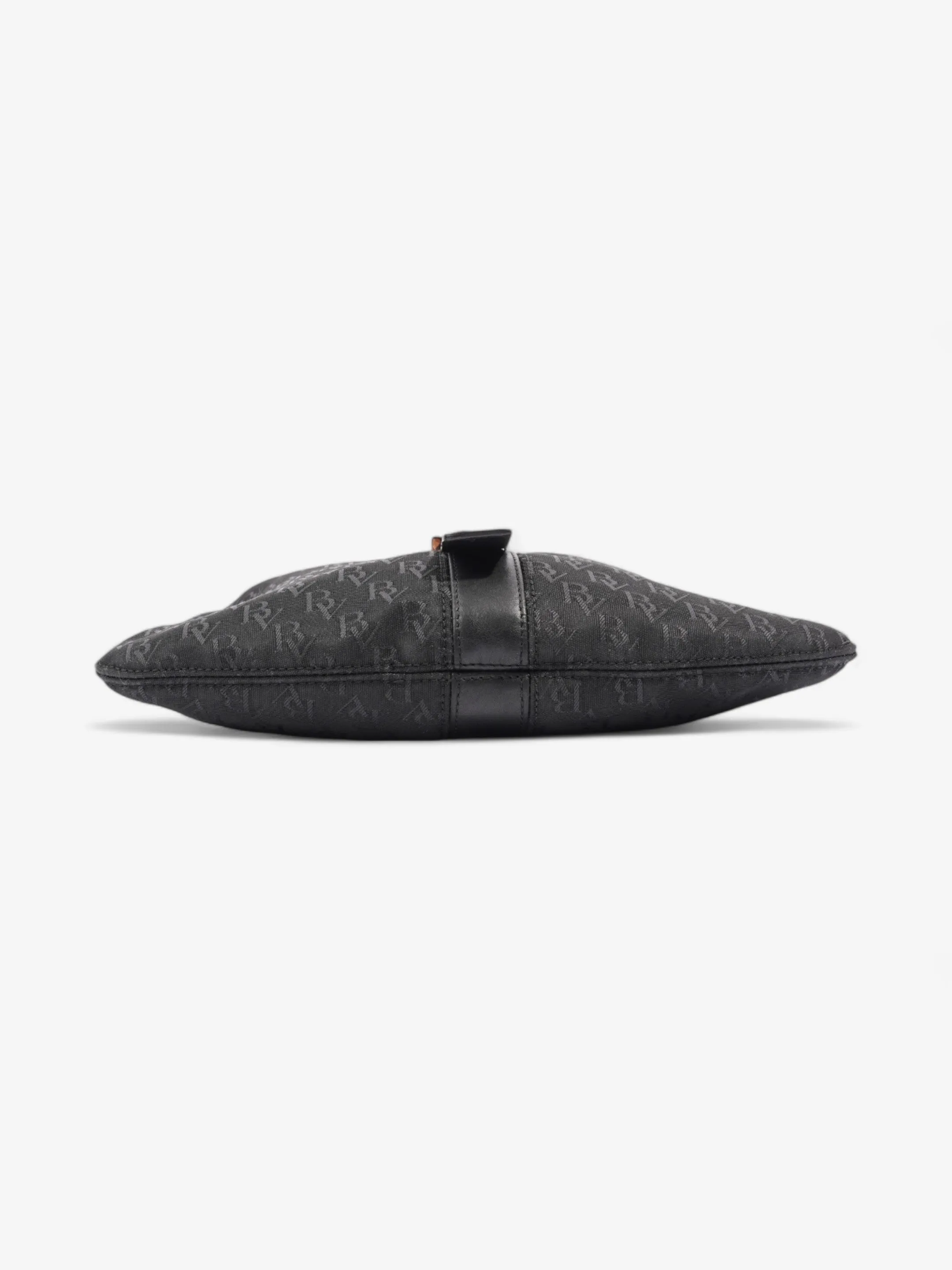 Bottega Veneta Montaigne Shoulder Bag Black Canvas