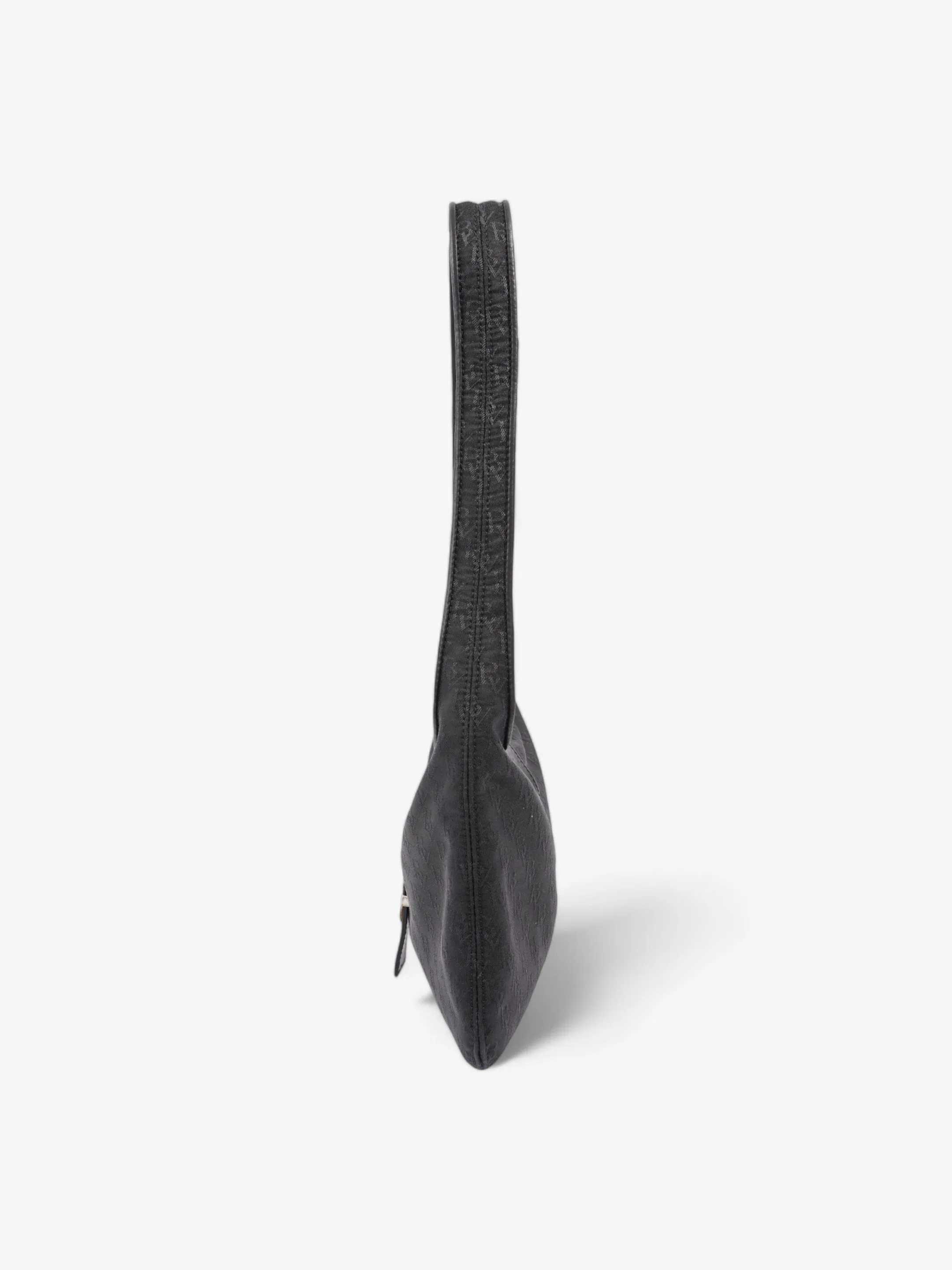 Bottega Veneta Montaigne Shoulder Bag Black Canvas