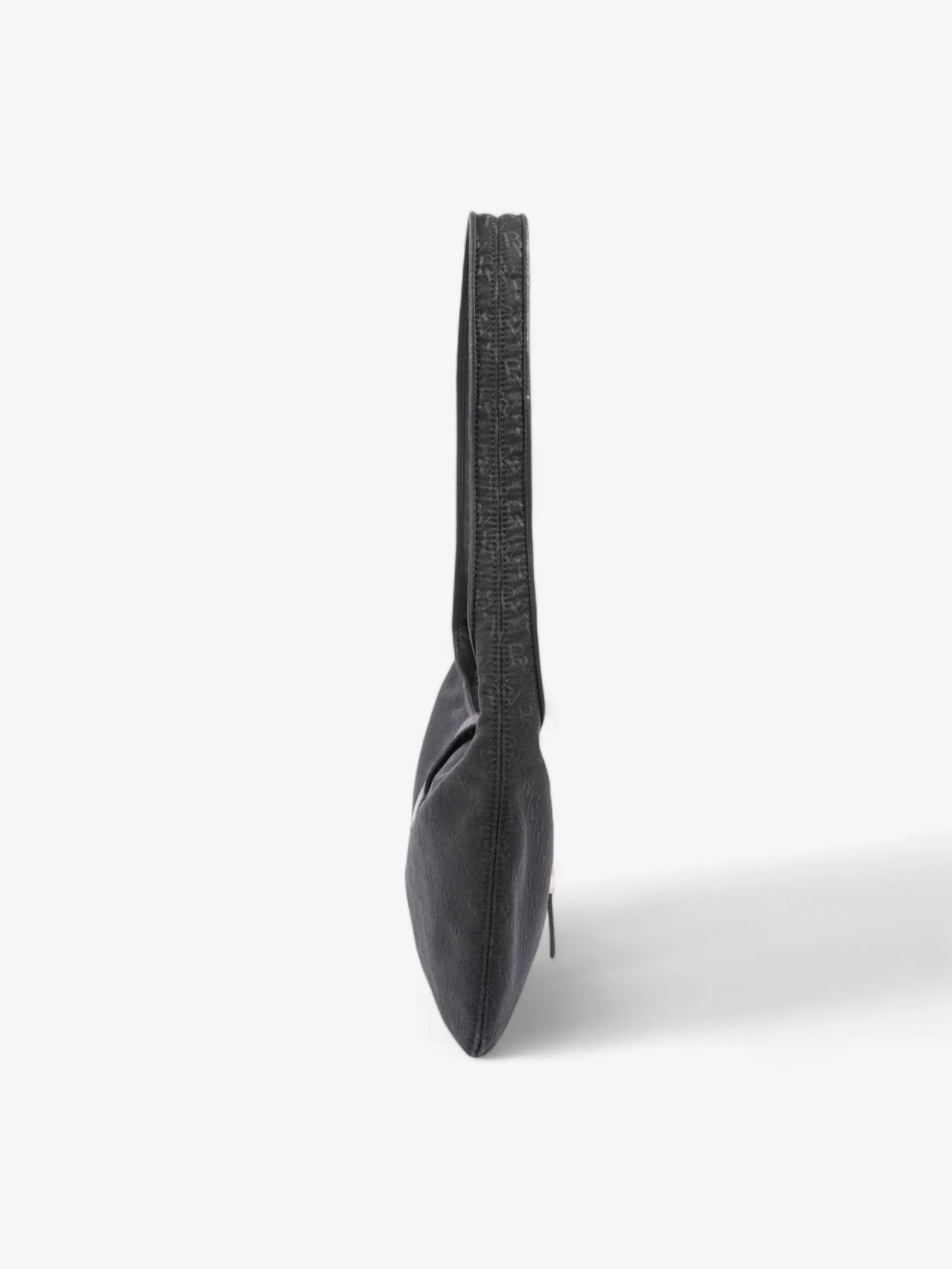Bottega Veneta Montaigne Shoulder Bag Black Canvas