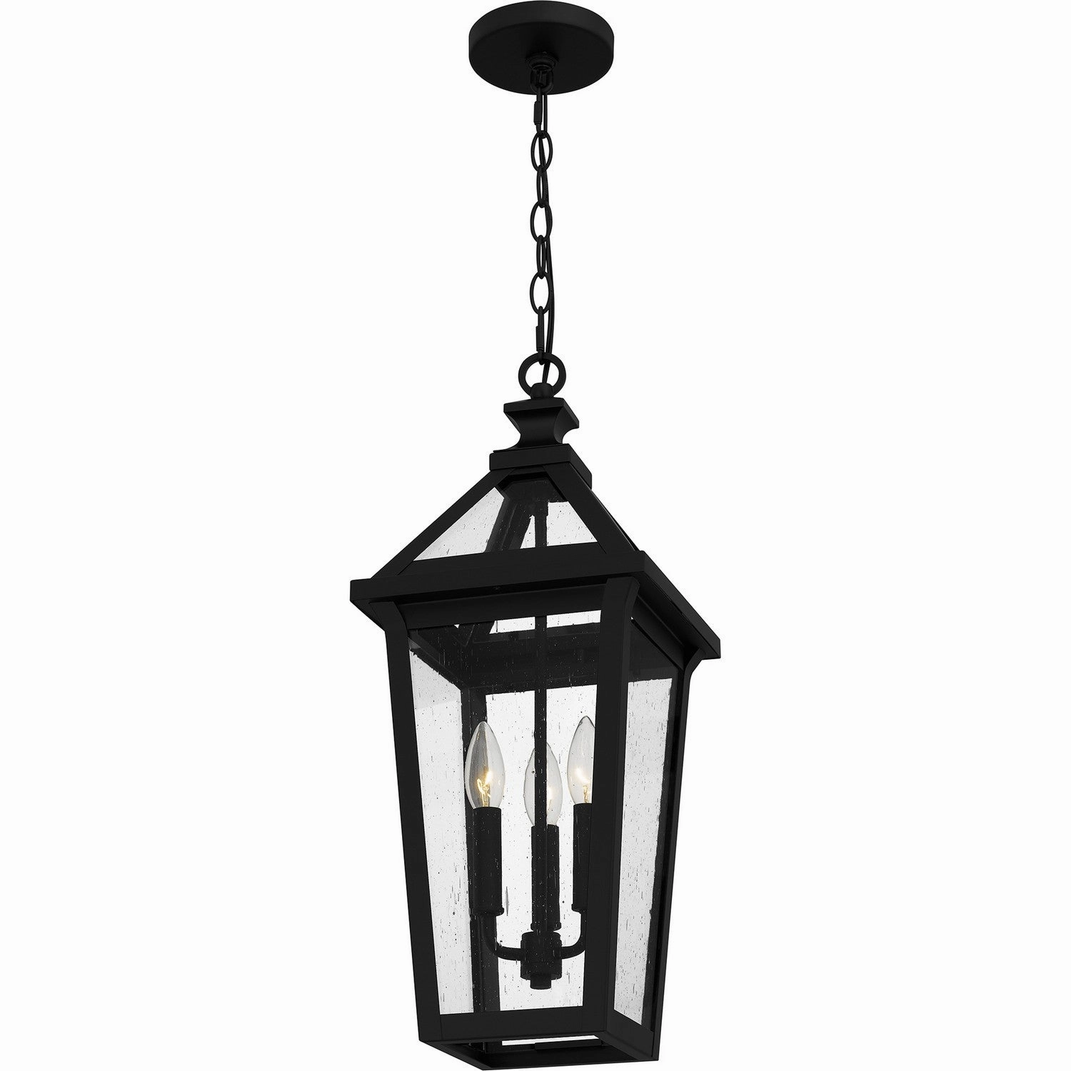Boulevard Three Light Outdoor Hanging Lantern Matte Black Outdoor Hanging Lights free shipping