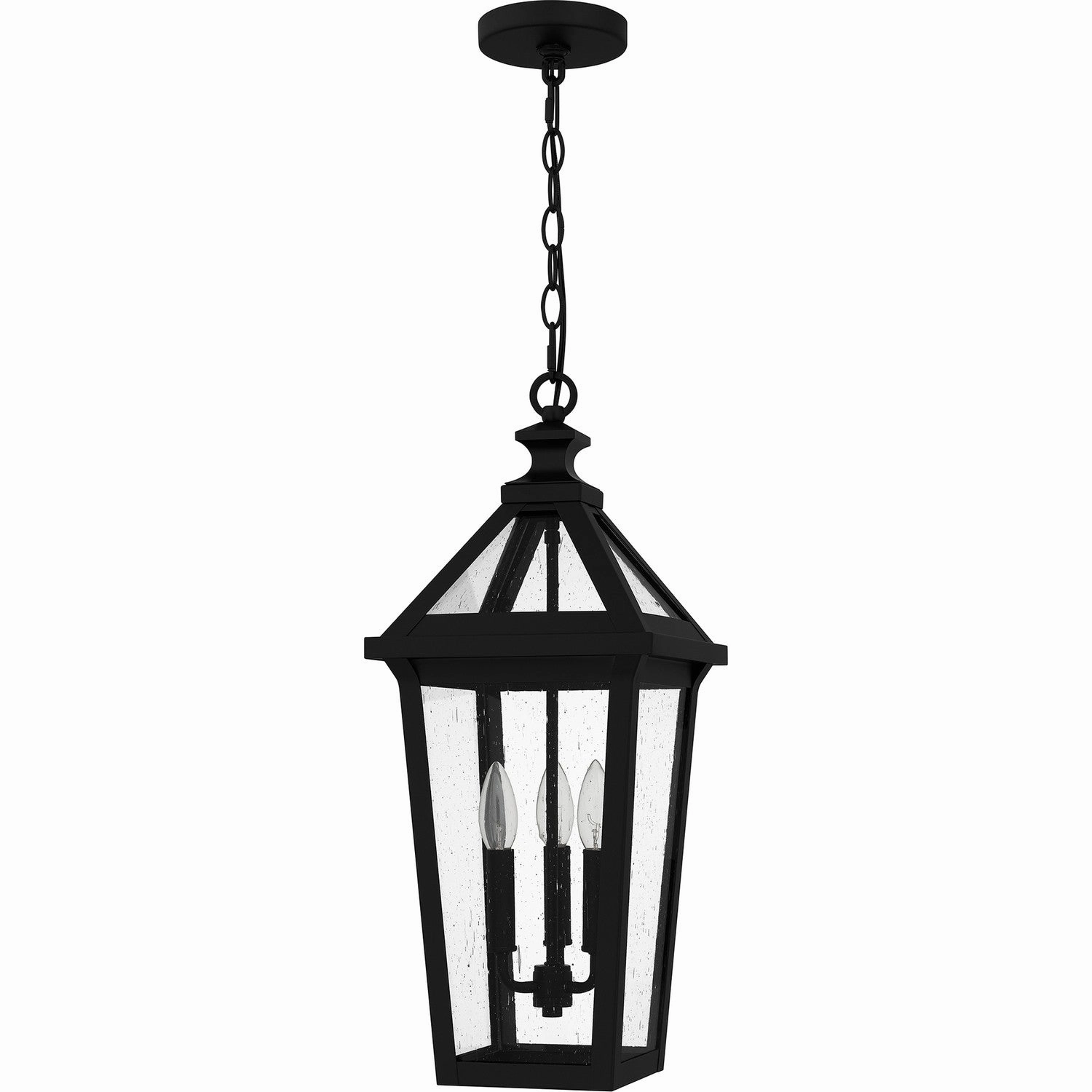 Boulevard Three Light Outdoor Hanging Lantern Matte Black Outdoor Hanging Lights free shipping