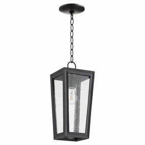 Bravo One Light Pendant Textured Black Outdoor Hanging Lights Lighting premium