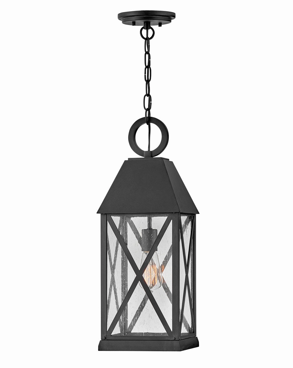 Briar LED Hanging Lantern Museum Black Outdoor Hanging Lights Lighting best seller