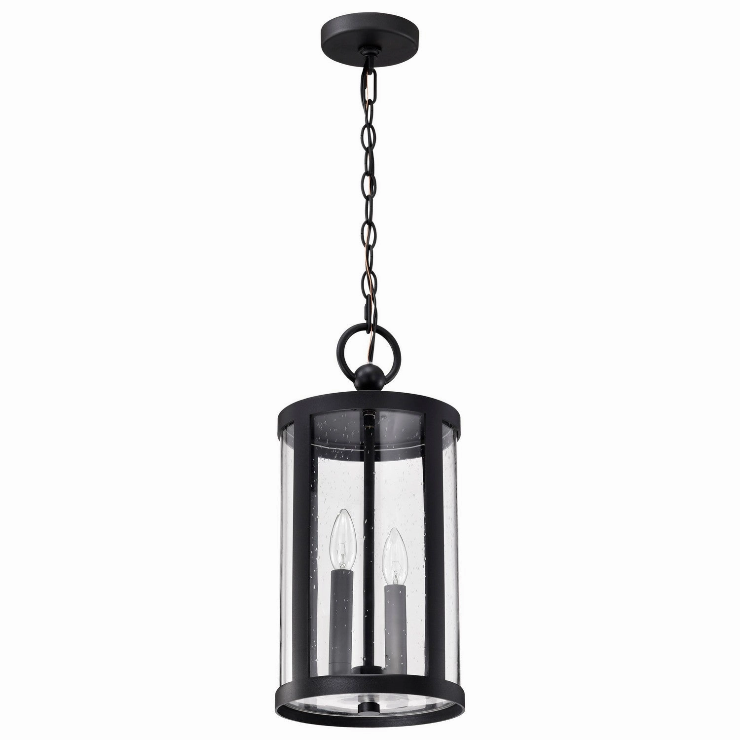 Broadstone Two Light Hanging Lantern Matte Black Outdoor Hanging Lights Lighting on sale