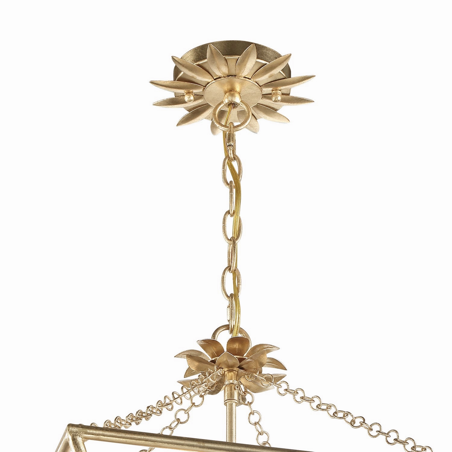 Broche Three Light Mini Chandelier Antique Gold Buy Ceiling Lights online