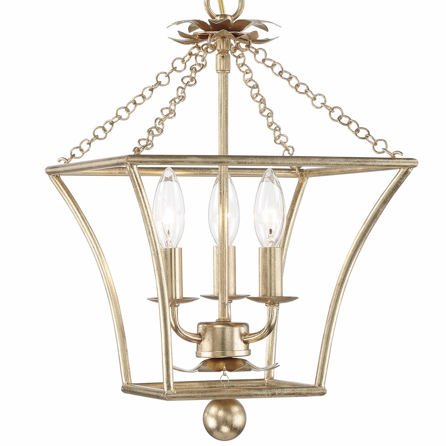 Broche Three Light Mini Chandelier Antique Gold Buy Ceiling Lights online