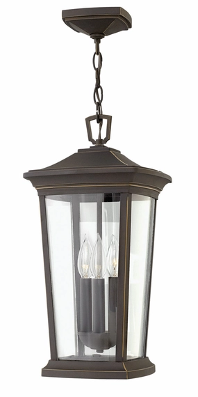 Bromley LED Hanging Lantern Oil Rubbed Bronze Outdoor Hanging Lights Lighting value pack