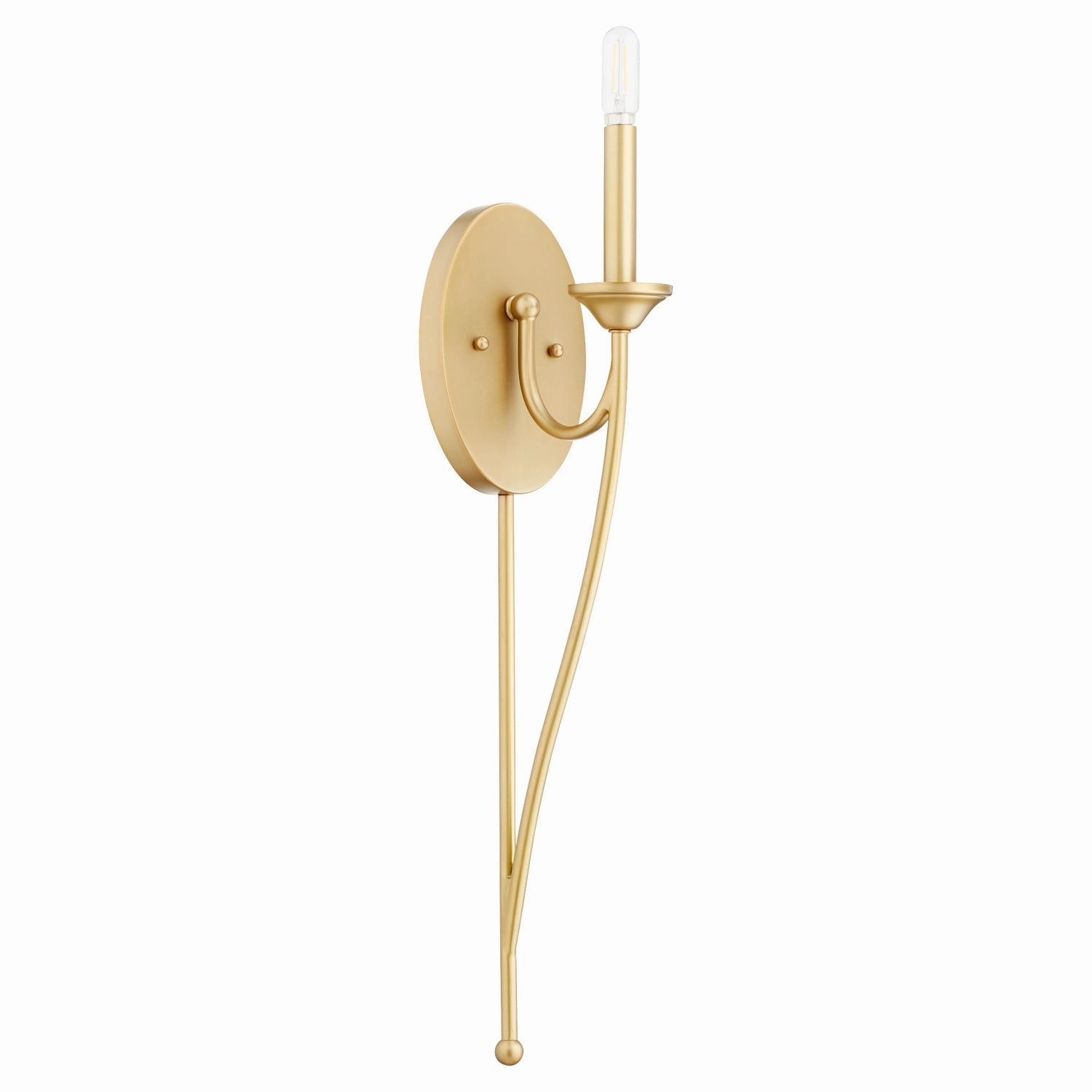 Brooks One Light Wall Mount Aged Brass Elegant Wall Lights clearance