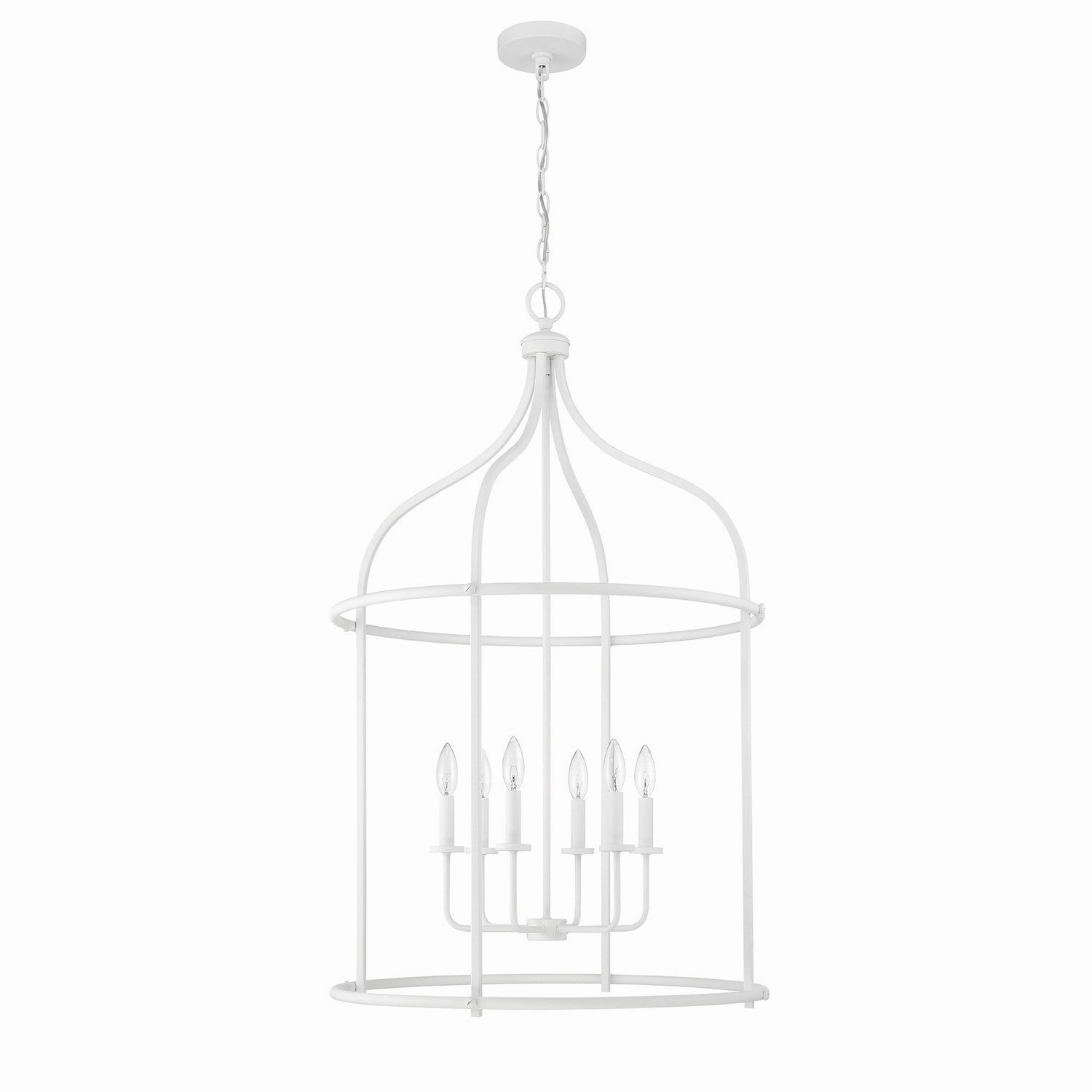 Brookstone Six Light Pendant Bisque White Cheap Ceiling Lights available