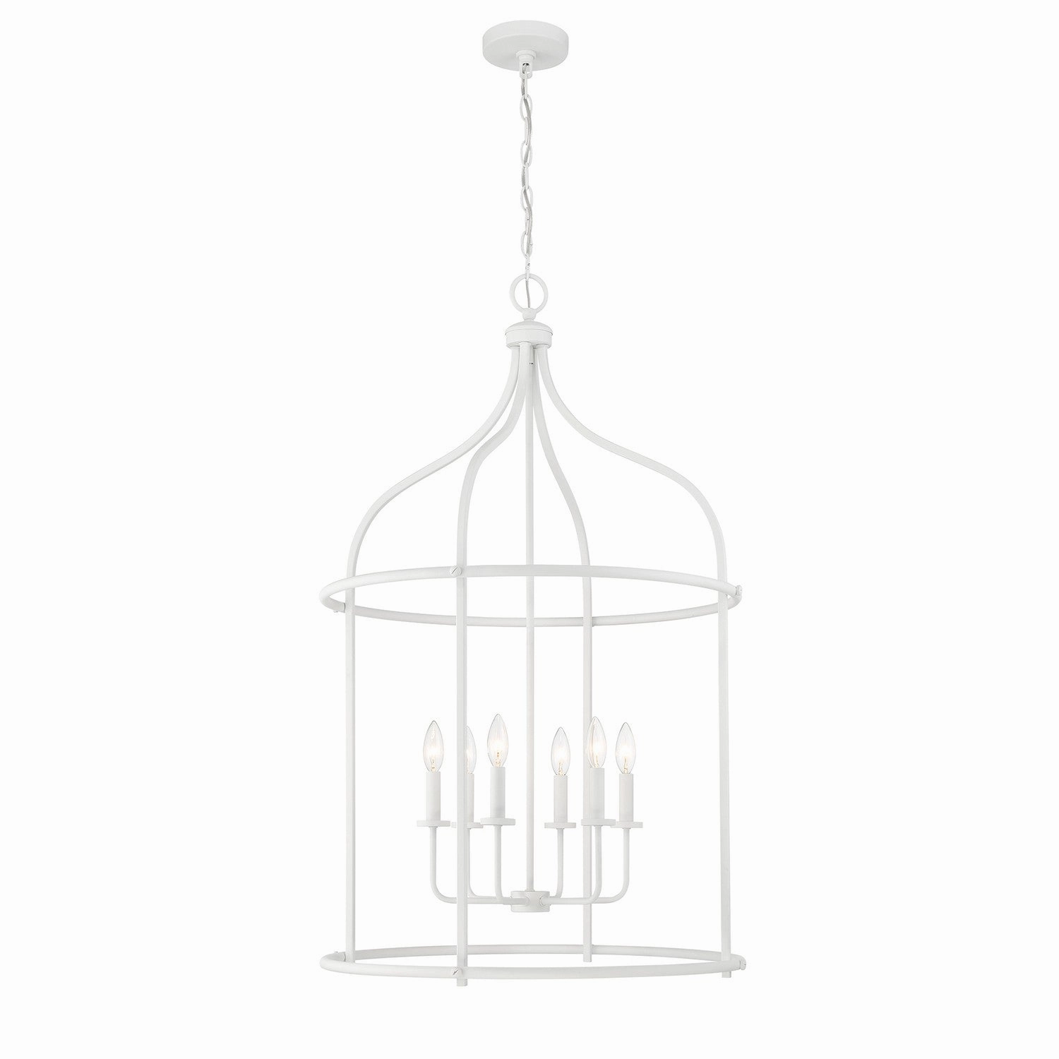 Brookstone Six Light Pendant Bisque White Ceiling Lights Lighting cheap deals