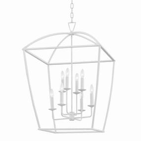 Bryant Eight Light Lantern White Plaster Ceiling Lights Lighting buy online