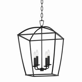 Bryant Four Light Lantern Aged Iron Ceiling Lights Lighting buy online