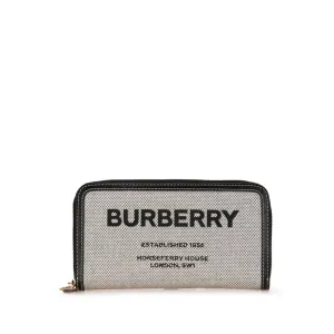 Burberry   Canvas Leather Coin Purse/Coin Case (Pre-Owned)