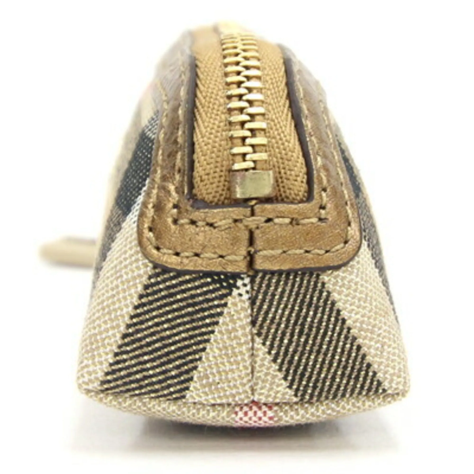 Burberry  Canvas Leather Pouch (Pre-Owned)