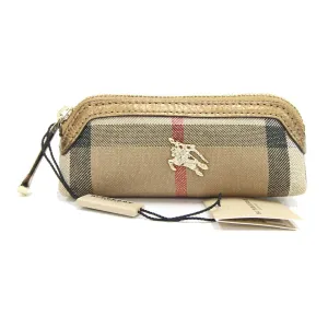 Burberry  Canvas Leather Pouch (Pre-Owned)