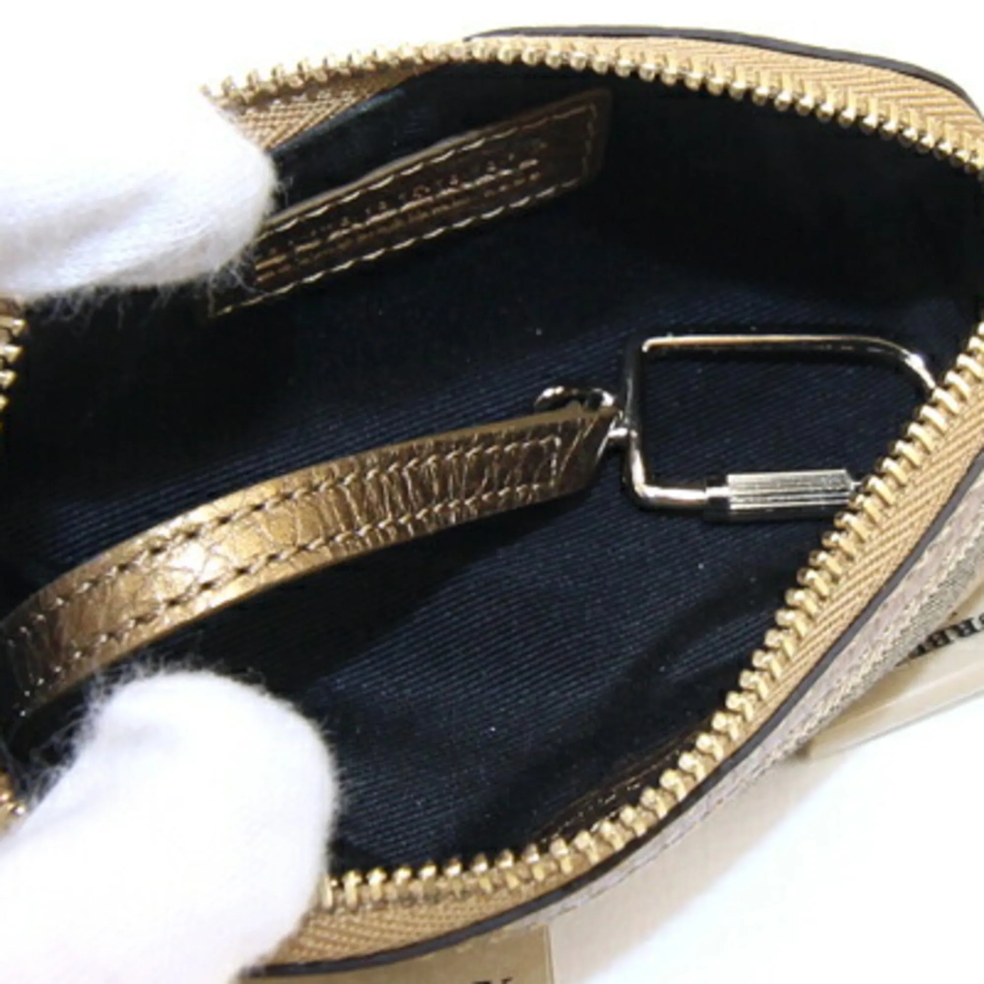 Burberry  Canvas Leather Pouch (Pre-Owned)