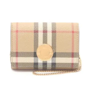 Burberry   Coated Canvas Coin Purse/Coin Case (Pre-Owned)