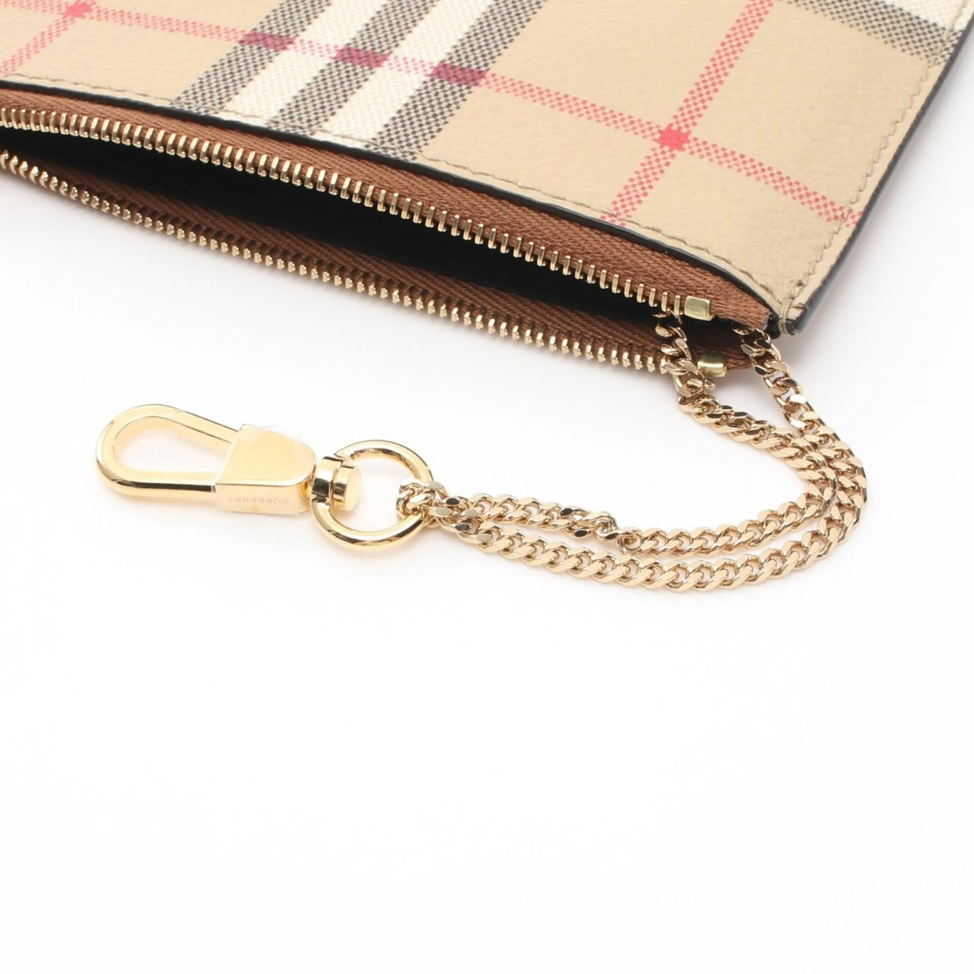 Burberry   Coated Canvas Leather Coin Purse/Coin Case (Pre-Owned)