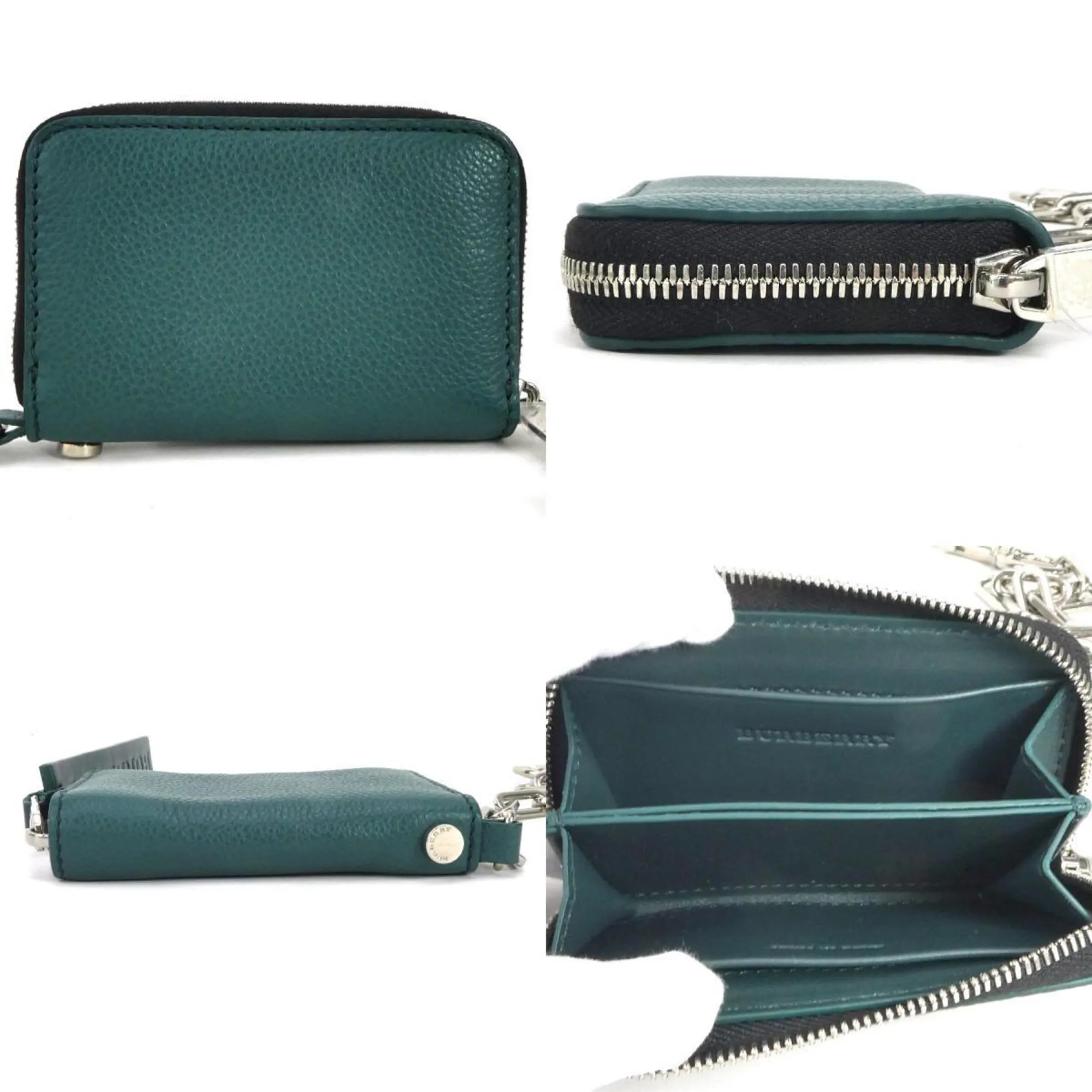 Burberry  Leather Coin Purse/Coin Case (Pre-Owned)