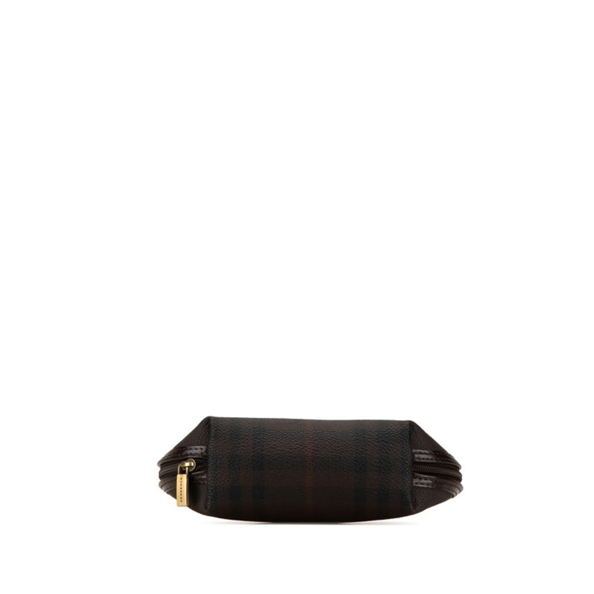 Burberry  Pvc Leather Pouch (Pre-Owned)