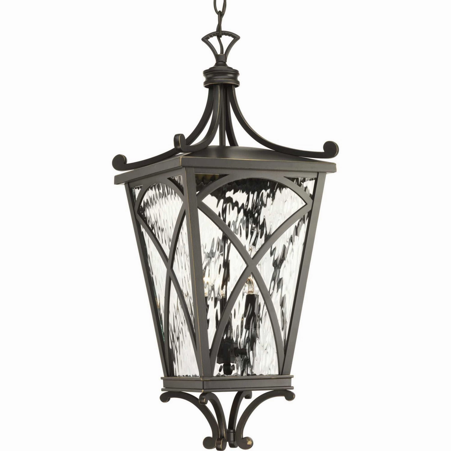 Cadence Three Light Hanging Lantern Oil Rubbed Bronze Outdoor Hanging Lights Lighting premium