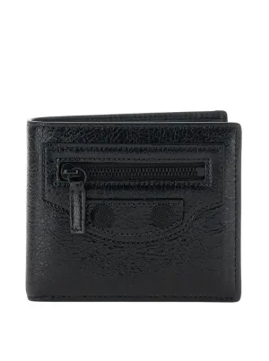 Cagole' Black Bifold Wallet