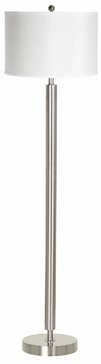 Cal Lighting LA-2004FL-1BS Hotel One Light Floor Lamp Lamp Pewter, Nickel, Silver Buy Lamps cheap online