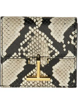 Calfskin Leather Card Holder With Design